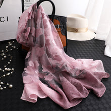 Load image into Gallery viewer, Floral Sunscreen Scarf