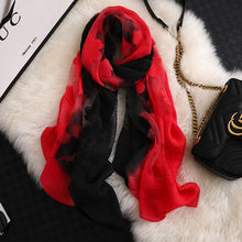 Load image into Gallery viewer, Floral Sunscreen Scarf