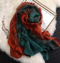 Load image into Gallery viewer, Floral Sunscreen Scarf