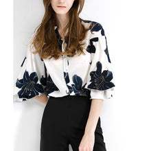 Load image into Gallery viewer, Flared 3/4 Sleeve Blouse