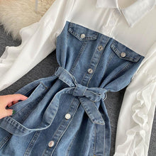 Load image into Gallery viewer, Retro Denim Dress