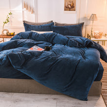 Load image into Gallery viewer, 4-pc Velour Plush Bedding