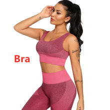 Load image into Gallery viewer, Yoga Set 2 Piece Women Tracksuit Fitness Suit Bra