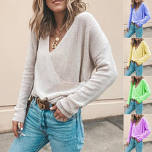 Load image into Gallery viewer, Long Sleeve Cardigan Loose Top