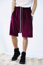 Load image into Gallery viewer, Velour Relaxed Athletic Shorts