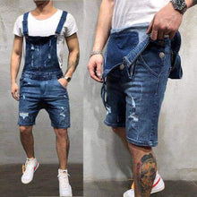 Load image into Gallery viewer, Denim Overalls with Suspenders