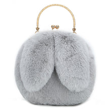 Load image into Gallery viewer, Plush Bunny Ear Handbag