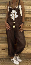 Load image into Gallery viewer, Printed Relax Fit Cotton Overalls