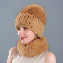 Load image into Gallery viewer, Super Soft Fuzzy Hat & Scarf Set