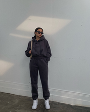 Load image into Gallery viewer, Heavy Hooded Jogger Set with Large Pockets