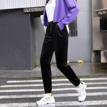 Load image into Gallery viewer, Velour Casual Warm Trousers