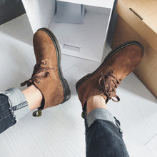 Load image into Gallery viewer, Suede Casual Laced Boots