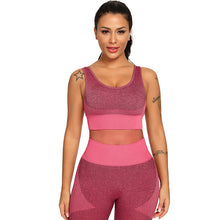 Load image into Gallery viewer, Yoga Set 2 Piece Women Tracksuit Fitness Suit Bra