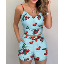 Load image into Gallery viewer, Graphic Designed Short Set