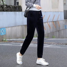 Load image into Gallery viewer, Velour Casual Warm Trousers