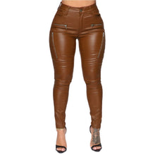 Load image into Gallery viewer, Zipper Accented Stretchy Trousers