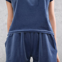Load image into Gallery viewer, Velour Relaxed Short Set