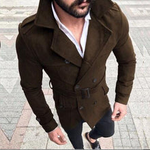 Load image into Gallery viewer, Double-breasted Casual Wool Coat