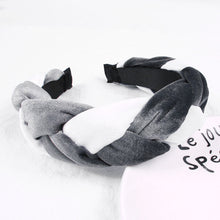 Load image into Gallery viewer, Braided Velvet Headband