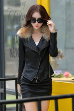 Load image into Gallery viewer, Fitted Casual Fur Collar Jacket