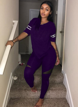 Load image into Gallery viewer, Shredded Short Sleeve T Shirt + Pants Set