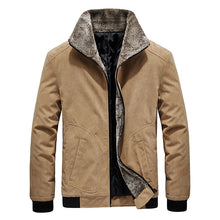 Load image into Gallery viewer, Casual Corduroy Fur Lined Jacket