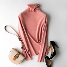 Load image into Gallery viewer, Turtleneck Cashmere Sweater