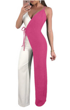 Load image into Gallery viewer, Color Blocked Wide Leg Jumpsuits