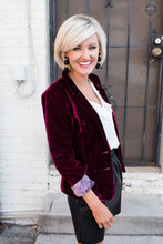 Load image into Gallery viewer, Velvet Casual Blazer