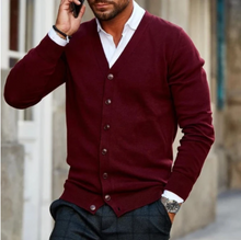 Load image into Gallery viewer, V-neck Cashmere Cardigan