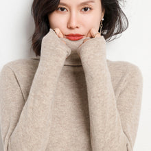 Load image into Gallery viewer, Turtleneck Cashmere Sweater