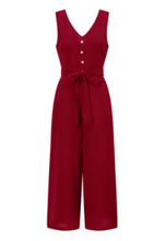 Load image into Gallery viewer, Button Accented Jumpsuit