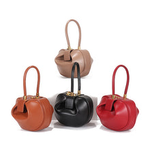 Load image into Gallery viewer, Leather Retro French Niche Design Handbags