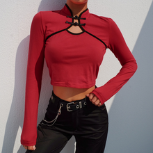 Load image into Gallery viewer, Piped Mandarin Collar Top