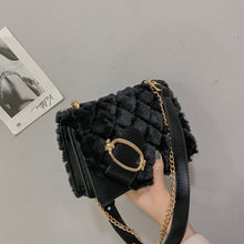 Load image into Gallery viewer, Plush Messenger Shoulder Bag