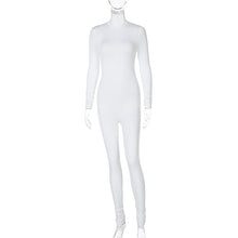 Load image into Gallery viewer, Spandex & Fleece Fitted Jumpsuit