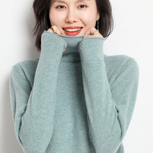 Load image into Gallery viewer, Turtleneck Cashmere Sweater