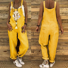 Load image into Gallery viewer, Printed Relax Fit Cotton Overalls