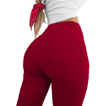 Load image into Gallery viewer, High-Waisted Fitted Solid Color Pants