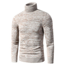 Load image into Gallery viewer, Multi-colored Cotton Casual Turtleneck