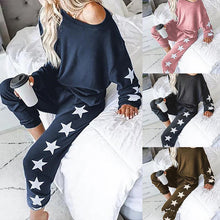 Load image into Gallery viewer, Casual Star Accented Pant Set