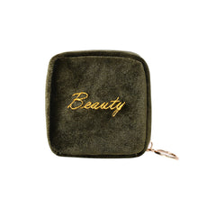 Load image into Gallery viewer, Velvet Lipstick Bag with Coin Purse