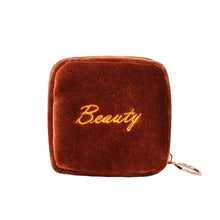 Load image into Gallery viewer, Velvet Lipstick Bag with Coin Purse