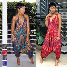 Load image into Gallery viewer, Digital Print Sling Jumpsuit