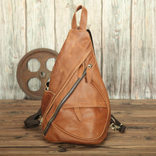 Load image into Gallery viewer, Leather Shoulder Strapped Chest Bag