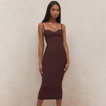 Load image into Gallery viewer, Fitted Spandex Spaghetti Strap Dress