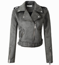 Load image into Gallery viewer, Suede Short Stylish Women's Jacket