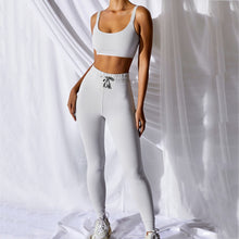 Load image into Gallery viewer, Athletic Crop Top and Pants Set