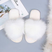 Load image into Gallery viewer, Solid Color Plush Slippers