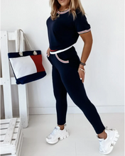 Load image into Gallery viewer, Casual Round Neck Jogger Set